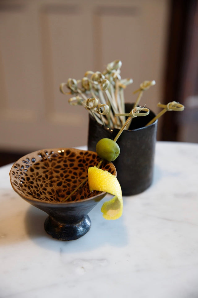 Stoneware Martini Cup